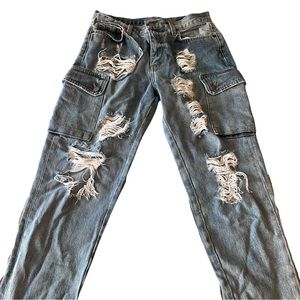 Carmar baggy distressed jeans
